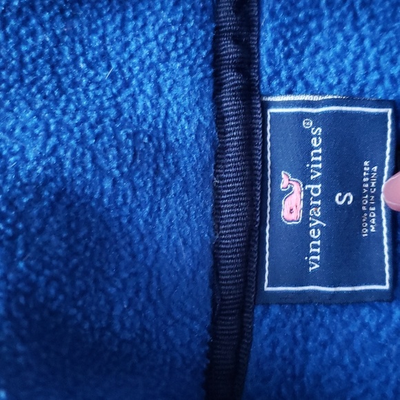 Vineyard Vines Shep Fleece Vest SzS Full Zip - Picture 5 of 8